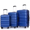 Whisen 3-Piece Set(21/25/29 in.) Hardshell Lightweight Suitcase Luggage Sets with TSA Lock and Two Hooks - 2 of 4