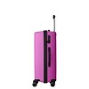 MAYEERTY 3-Piece Luggage Set Lightweight Travel Suitcases with TSA lock & Moulded Corner, Carry on Business Luggages, Rose Pink - 20"/24"/28" - 2 of 4