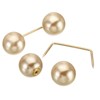 Unique Bargains Metal Decorative DIY Women's Clothing Dress Pearl Sewing Brooch Pins 10 Pcs - 4 of 4