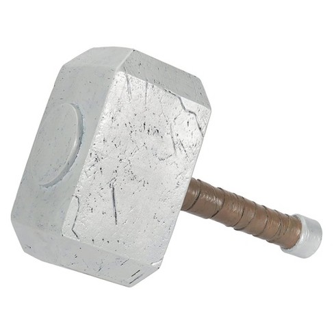 Thor the God of Thunder wielding the mighty hammer Mjollnir or