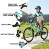 Hykolity 20 Inch Kids Bikes Boy Girl BMX Bicycle Ages 6-12 Years Old Coaster Brake Sport Cycling Child Bike with Kickstand Turquoise Blue - 4 of 4
