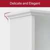 VANIRROR Bathroom Wall Cabinet Over The Toilet Storage Cabinet Wooden Medicine Cabinets for Bathroom Laundry Room Kitchen White - 4 of 4