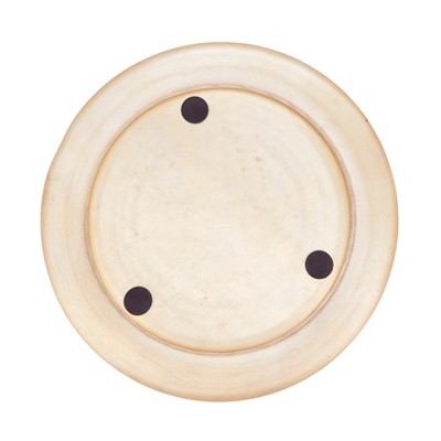 Gold Polished Rimmed Aluminum Charger Set of 4