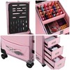 Byootique Rolling Makeup Train Case Nail Salon Cosmetic Organizer - 3 of 4