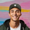 Dalix Alien Embroidered UFO Dad Hat Cotton Baseball Cap Adjustable Mens - 2 of 4