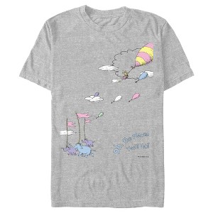 Men's Dr. Seuss Oh The Places You'll Go Scene T-Shirt - 1 of 4