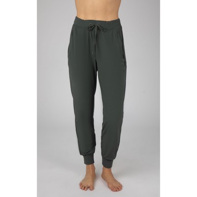 90 Degree By Reflex Womens Ultra Knit High Waist Ankle Jogger - Mulled  Basil - Large : Target