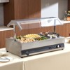 VEVOR Electric Soup Warmer,Two 6.34QT Pots & Four 1/2Pans,Stainless Steel Commercial Food Warmer with 86~185°F Adjustable Temp,1500W Bain Marie,Silver - 2 of 4