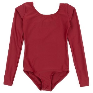 Leveret Girls Long Sleeve Leotard - 1 of 4