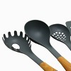 Oster Everwood Kitchen 5-Piece Nylon Tools Set with Wood Inspired Handles - 3 of 4