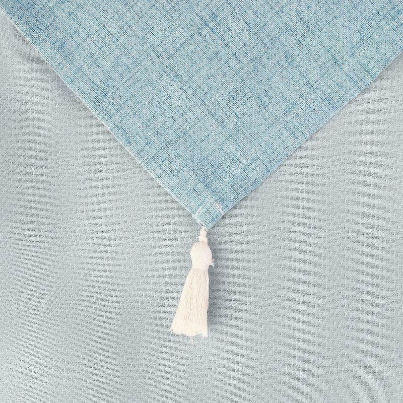 Unique Bargains Tassels Wrinkle-Resistant Washable Cotton Linen Tablecloth 1 Pc, 4 of 6