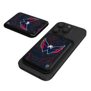 Keyscaper NHL Eastern Conference Teams Paisley Black Magnetic Credit Card Wallet - 1 of 3