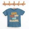 The Juniper Shop SmileyWorld Have The Day You Deserve Groovy Youth Short Sleeve Tee - 2 of 4