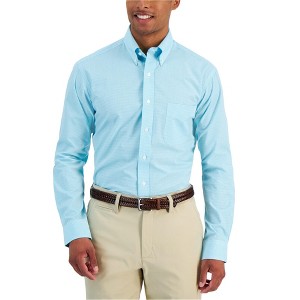 Club Room Mens Mini Gingham Button Down Dress Shirt - 1 of 1
