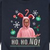 Men's - A Christmas Story - Ho Ho No Pink Bunny Suit Graphic Fleece Sweatshirt - 2 of 4