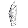 Northlight Lighted Spider Web Halloween Decoration - 31.5" - Black - Purple LED Lights - 2 of 4