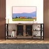 PAGED TV Stand for TVs Up to 80 Inch,Console Table with Open Bookshelf for Bedroom,Living Room - 2 of 4