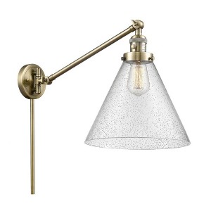 Cone - 1 Light Swing Arm Wall Sconce In Industrial Style-16 Inches Tall and 12 Inches Wide - 1 of 1