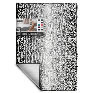 Hearth & Harbor Bathroom Rugs, Machine Washable Chenille Bath Mat for Bathroom - 1 of 4