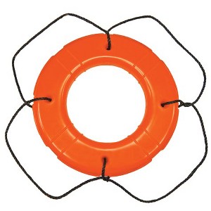 Taylor Made 569 24 Inch Orange Foamed Ring Buoy Boat Equipment. - 1 of 1
