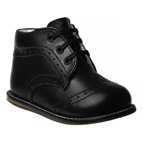 Josmo Unisex Wingtip Toddlers' Walking Shoes - Black , 5.5 : Target