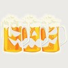 Adult Design By Humans Halloween Jack O Lantern Beer Drinking By RedBirdLS T-Shirt - 2 of 3