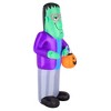 Occasions 7' INFLATABLE TRICK OR TREAT MONSTER, 7 ft Tall, Multicolored - 3 of 4