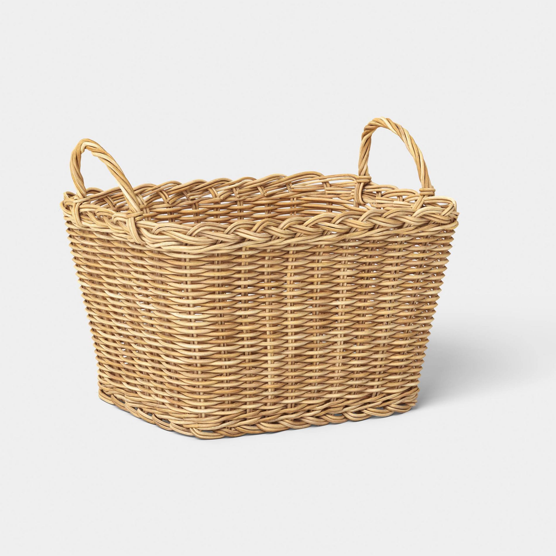 Warm Wicker Tapered Basket - Threshold™
