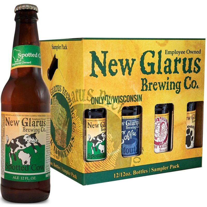 New Glarus Beer Sampler Pack - 12pk/12 fl oz Bottles, 1 of 4