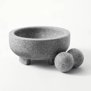 8" Granite Molcajete & Pestle - Figmint™ - 1 of 4