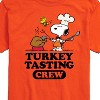 Men's - Peanuts - Turkey Tasting Crew Short Sleeve Graphic T-Shirt - 2 of 4