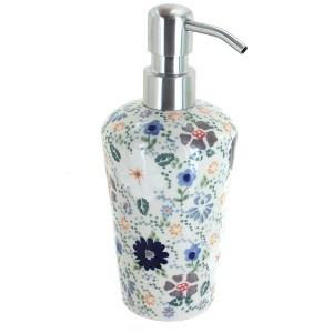 Blue Rose Polish Pottery B009 Manufaktura Soap Dispenser - 1 of 2