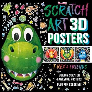  Buddy & Barney Unicorn World Scratch and Spiral Art - Rainbow  Scratch Art for Kids