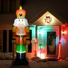 HOMCOM 8' Inflatable Christmas Nutcracker Soldier, Blow-Up Outdoor LED Yard Display - image 3 of 4