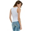Derek Heart Juniors Sleeveless High Neck Fitted Seamless Tank Top - 3 of 3