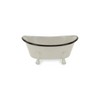 Cheung's Lavande Metal Fleur-de-Lis Mini Tub Decor - Gray - 3 of 4