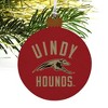 University of Indianapolis Greyhounds Wood Christmas Tree Holiday Ornament - 4 of 4