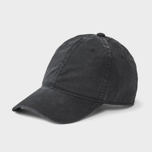 Men's Cotton Washed Baseball Hat - Goodfellow & Co™ Black : Target