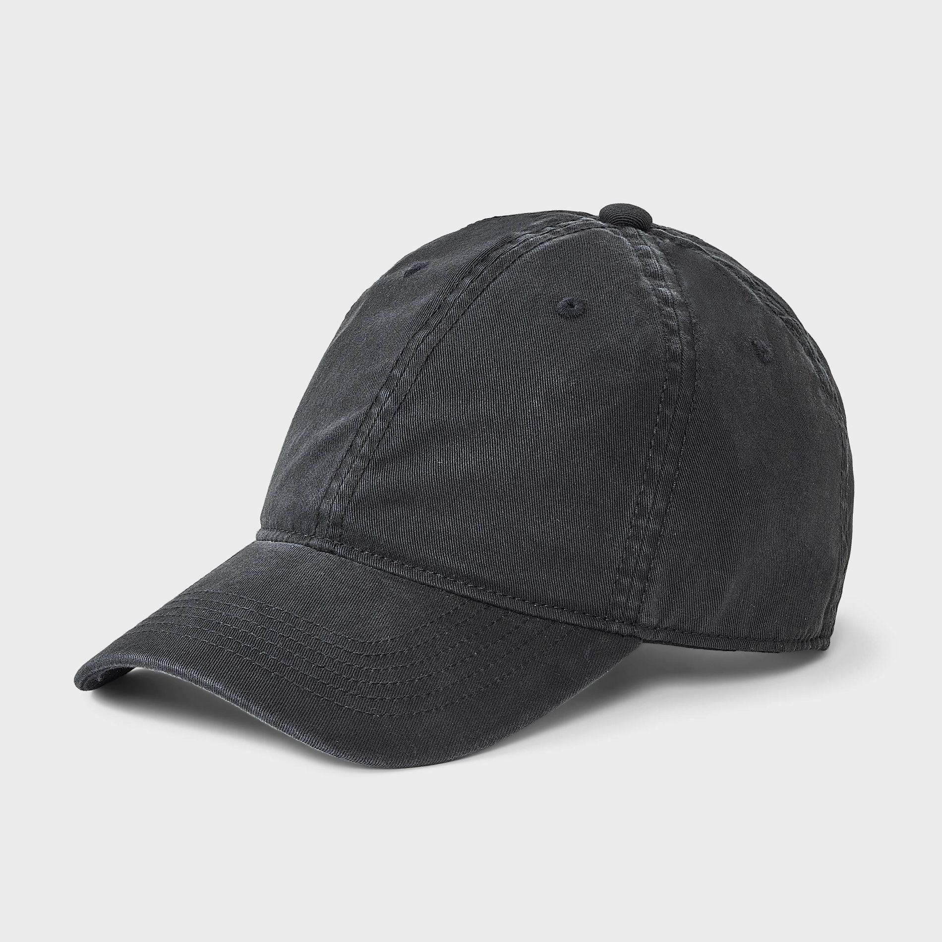 Men's Cotton Washed Baseball Hat - Goodfellow & Co™ Black