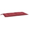 vidaXL Garden Bench Cushion Wine Red 39.4"x19.7"x2.8" Oxford Fabric - 2 of 4