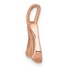 Black Bow Jewelry 14k Rose Gold Petite 3D Ballet Slippers Pendant - 2 of 4