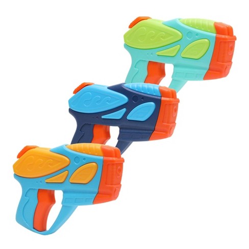 Conjunto water blaster kids toy guns of different design, handguns