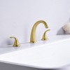 Sumerain Roman Tub Faucet with 8-3/8" Spout Reach, Bathtub Faucet with 2 Knob Handle Brushed Gold - 4 of 4