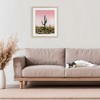 Stupell Industries Saguaro Glow Cactus Framed Print Under Glass Art - 3 of 4