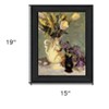 HomeRoots Tulips a Lavender Black Framed Print Wall Art - 3 of 4