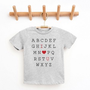 The Juniper Shop Alphabet I Love You Toddler Short Sleeve Tee - 1 of 3