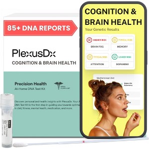 PlexusDx Cognition & Brain Health Genetic Test | At-Home DNA Test Kit | CLIA Lab | Health Test | 85+ Reports - 1 of 4