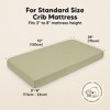 KeaBabies 2pk Isla Fitted Crib Sheets for Boys, Girls, Baby Crib Sheet, Fits Standard Nursery Crib Mattresses - 3 of 4