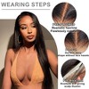 Jessie's Wig 26 Inch Straight Glueless Wig 6x5 Pre Cut Lace Natural Black 1 Pc/Pack - 2 of 4