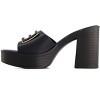 Andrea Women's Heeled Slip on Sandals 66143 - 3 of 4